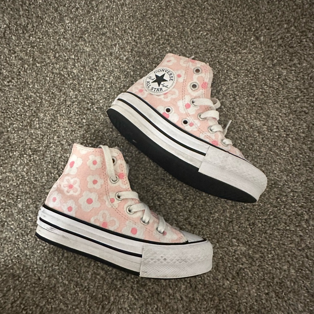 Girls Platform High Top Converse